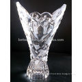 clear swan shape glass vase